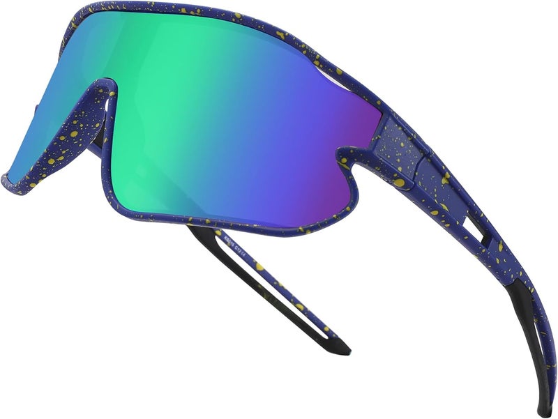 GLARDEFE Kids Baseball Sunglasses - Youth Baseball Sunglasses for Boys Girls - Sports Softball Shades Age 6-14 - Image 1